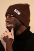 Recycled Beanie Hat | Chocolate Truffle - NØRDEN