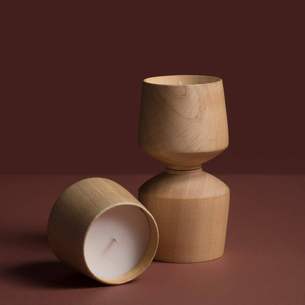Natural Wooden Candle | Oakmoss + Pine - NØRDEN