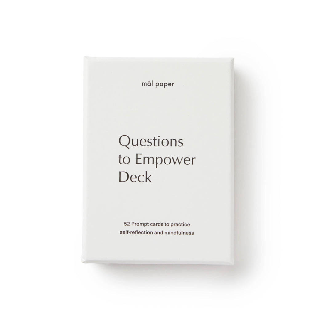 Questions to Empower Card Deck - Mindfulness Gift - Wellness - NØRDEN