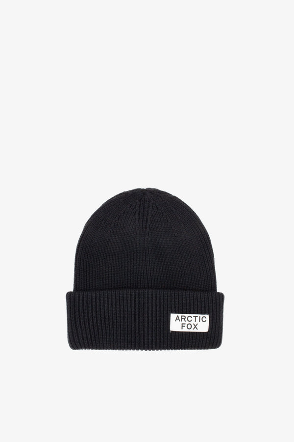 Recycled Beanie Hat | Charcoal Black - NØRDEN