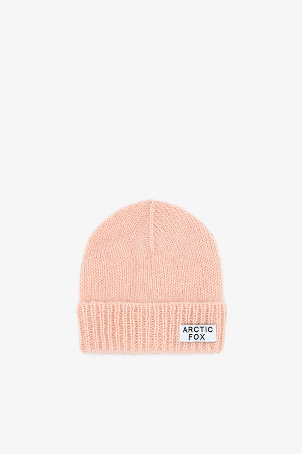 Mohair Beanie Hat | Dusty Pink Original - NØRDEN