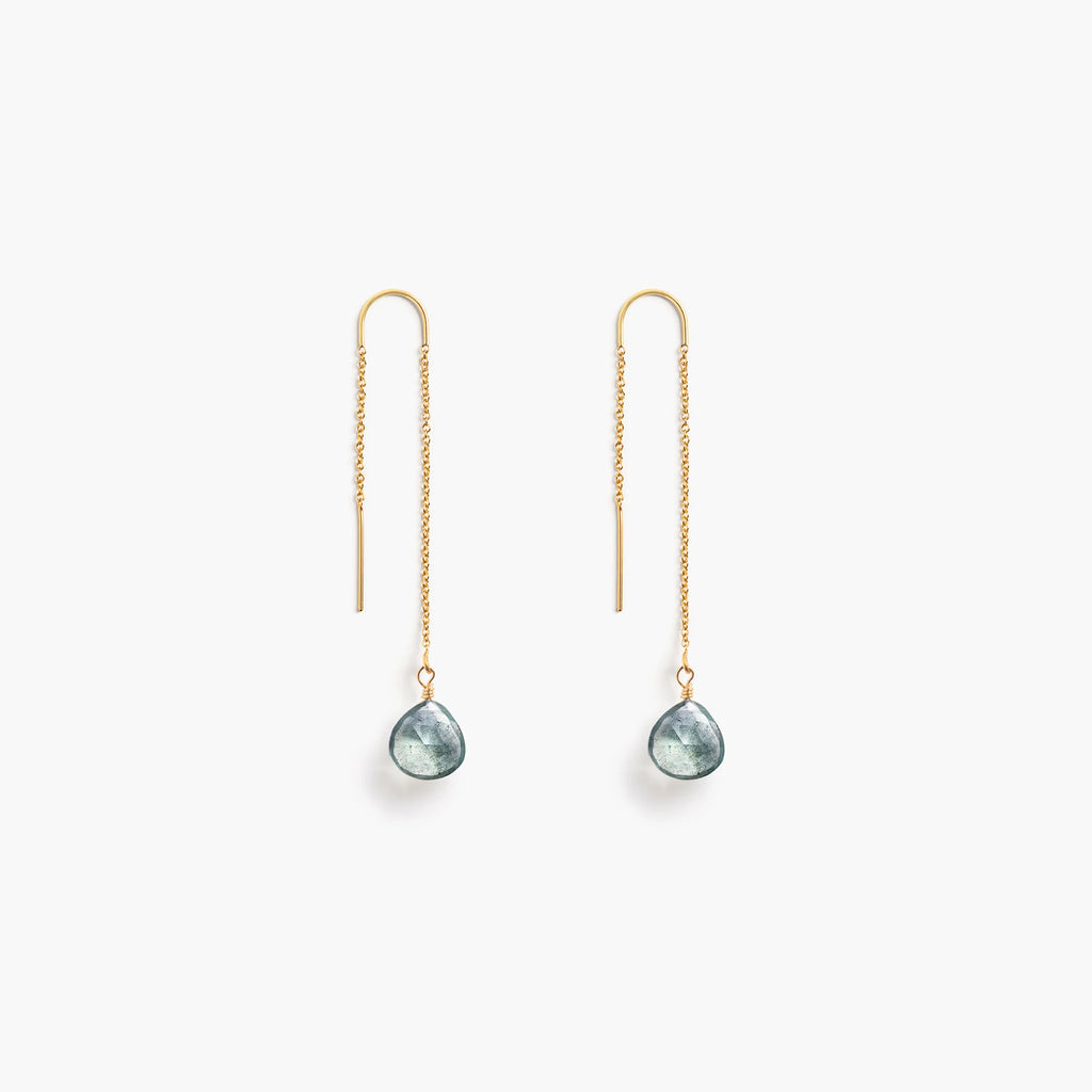 Crystal Waterfall Earrings | Aquamarine - NØRDEN