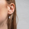 Crystal Drop Earrings | Rose Quartz - NØRDEN