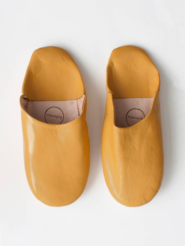 Handmade Babouche Slippers | Ochre - NØRDEN