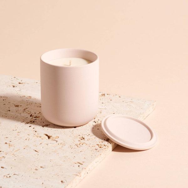Ceramic Lidded Candle | Cassis + Rose - NØRDEN