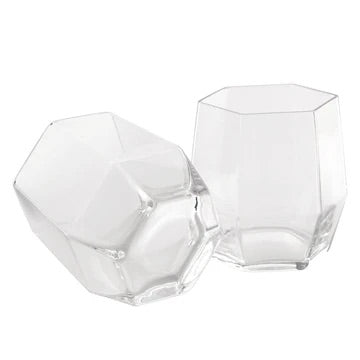 Glass Geometric Tumblers | Set - NØRDEN