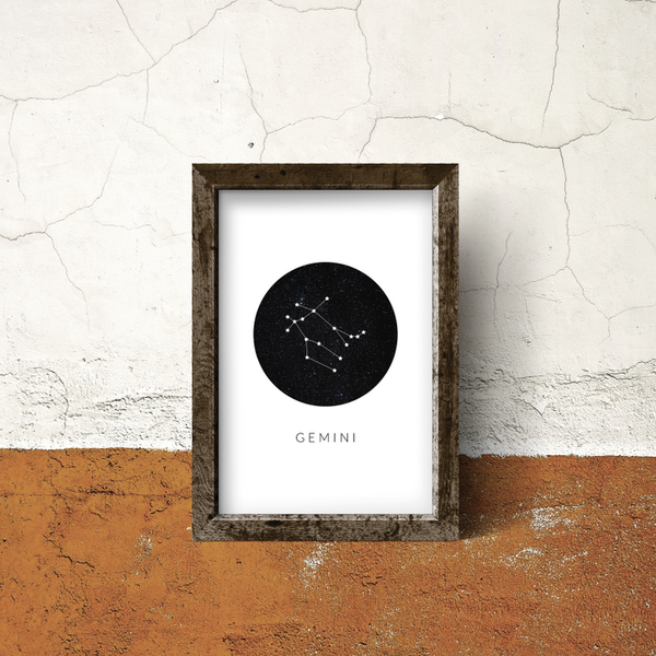 Zodiac Digital Print | Gemini - NØRDEN