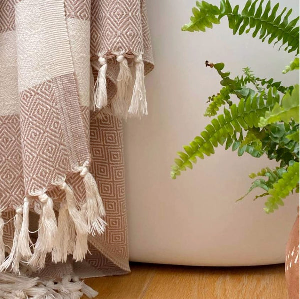 Organic Cotton Blanket | Putty - NØRDEN