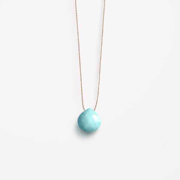 Crystal Minimal Necklace | Turquoise - NØRDEN