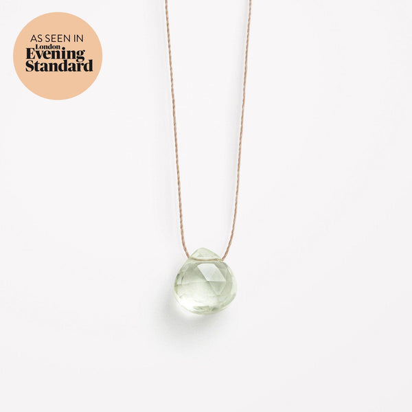 Crystal Minimal Necklace | Mint Amethyst - NØRDEN